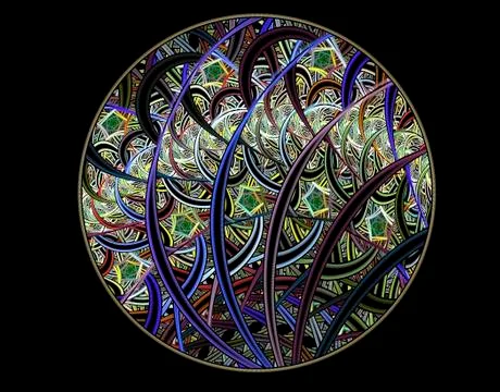 Abstract fractal image Stock Illustration