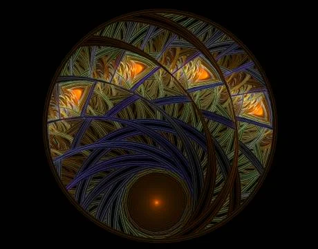 Abstract fractal image Stock Illustration