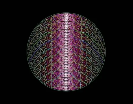 Abstract fractal image Stock Illustration