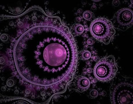 Abstract fractal image Stock Illustration
