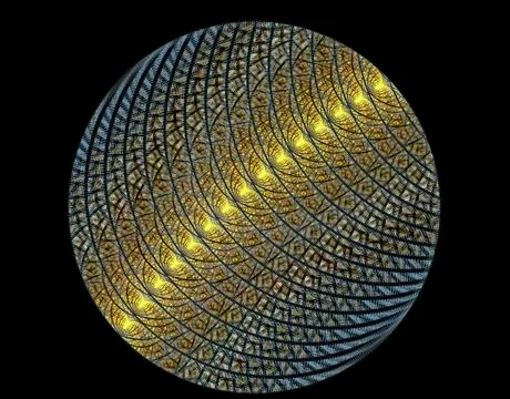 Abstract fractal image Stock Illustration