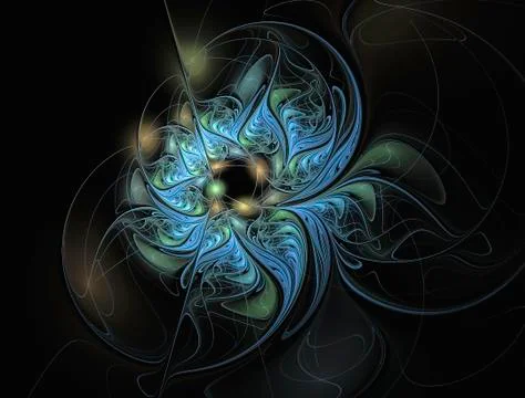 Abstract fractal image Stock Illustration