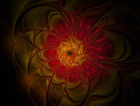 Abstract fractal image Stock Illustration