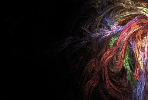 Abstract Fractal Layout 스톡 일러스트