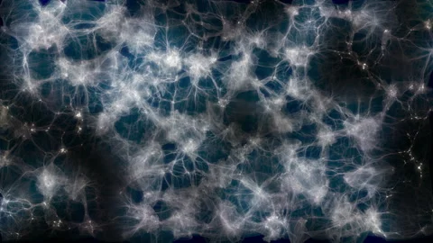 Abstract Fractal light waveforms. Stock Footage 247653650
