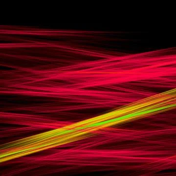 Abstract fractal lines Stock Illustration