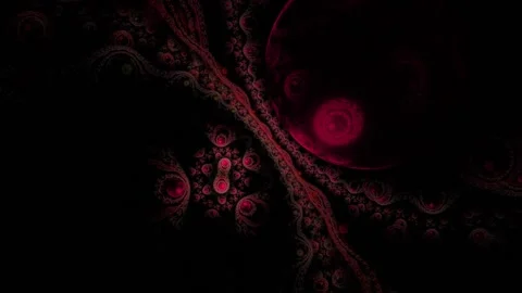 Abstract fractal loop HD 1920x1080 30FPS 24sec Stock Footage 141281778