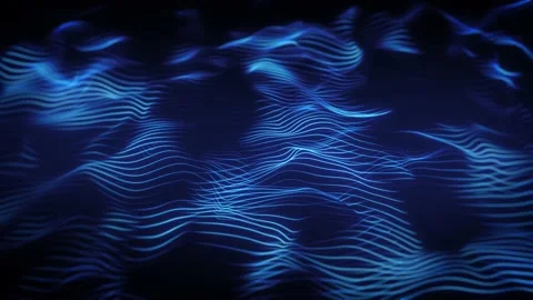 Abstract Fractal Mesh Strings Fx Loop Stock Footage 161248440