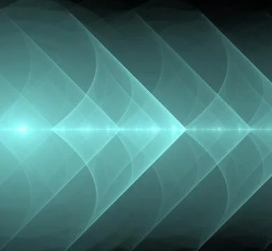 Abstract fractal pattern on black background 스톡 일러스트