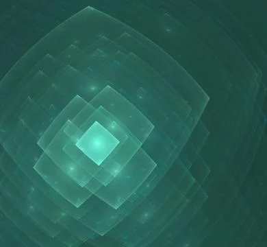 Abstract fractal pattern on black background 스톡 일러스트