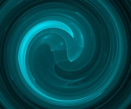 Abstract fractal pattern on black background 库存插图