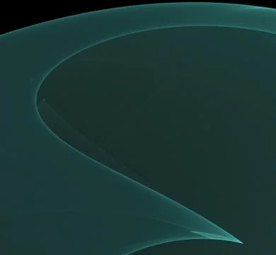 Abstract fractal pattern on black background 스톡 일러스트