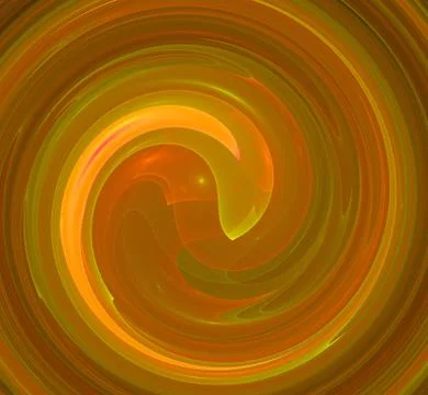 Abstract fractal pattern on black background Illustrazione stock