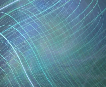 Abstract fractal pattern on black background 스톡 일러스트