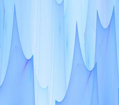 Abstract fractal pattern on black background Stock Illustration