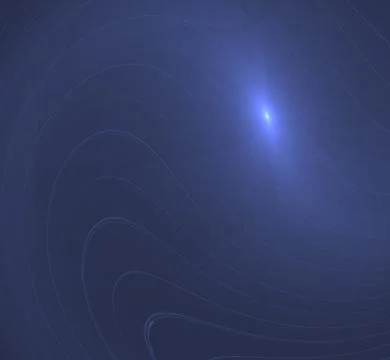Abstract fractal pattern on black background 库存插图