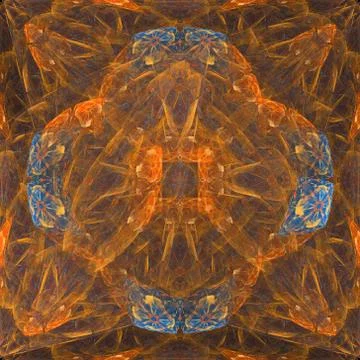 Abstract fractal pattern Stock Illustration