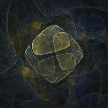 Abstract fractal pattern Stock Illustration