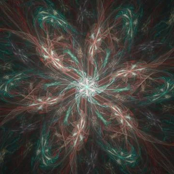 Abstract fractal pattern Stock Illustration