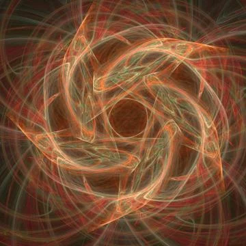 Abstract fractal pattern Stock-Illustration