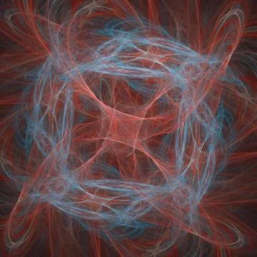 Abstract fractal pattern Stock Illustration