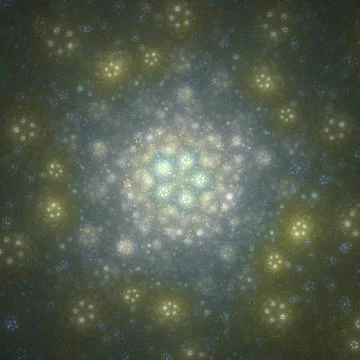 Abstract fractal pattern Stock Illustration