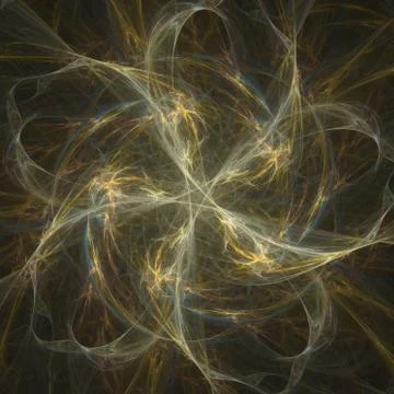 Abstract fractal pattern Stock Illustration