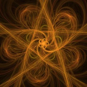 Abstract fractal pattern Stock Illustration