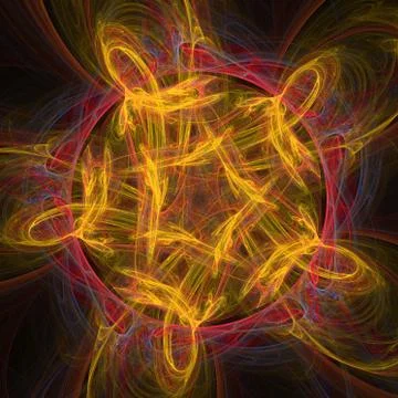 Abstract fractal pattern Stock-Illustration