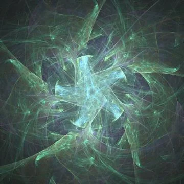 Abstract fractal pattern Stock Illustration