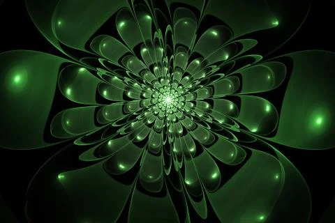 Abstract fractal pattern Stock Illustration