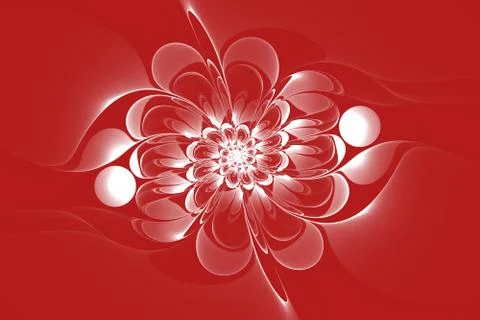 Abstract fractal pattern Stock Illustration