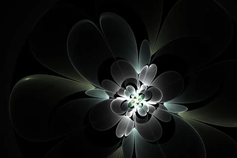 Abstract fractal pattern Stock Illustration