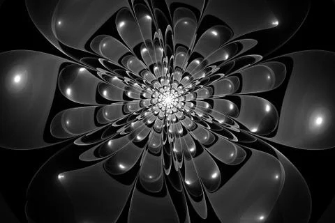 Abstract fractal pattern Stock Illustration