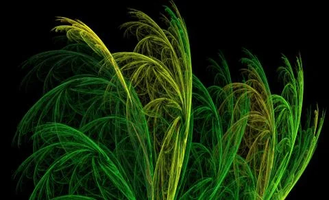 Abstract fractal pattern Stock Illustration