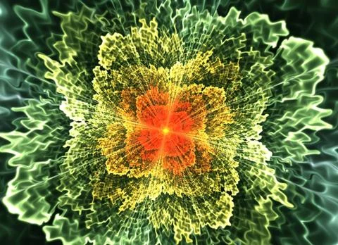 Abstract fractal pattern Stock Illustration