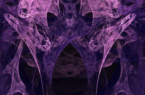 Abstract fractal pattern Stock Illustration