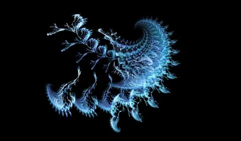 Abstract   fractal   pattern Stock Illustration