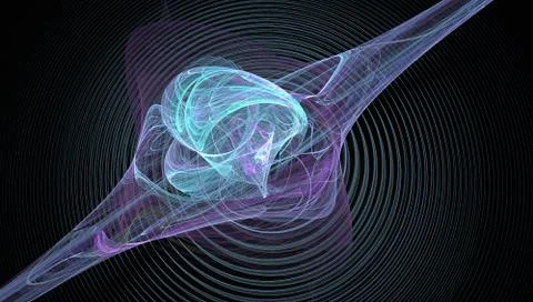 Abstract fractal pattern Stock Illustration