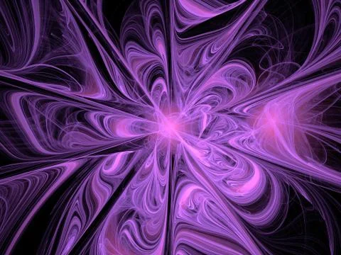 Abstract fractal pattern Stock Illustration