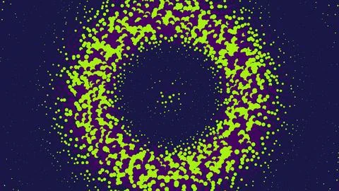 Abstract fractal pattern in vibrant colors Stock Illustration