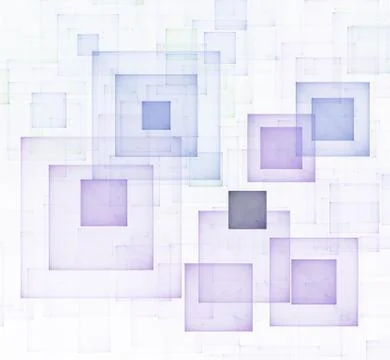 Abstract fractal pattern on white background Stockillustratie