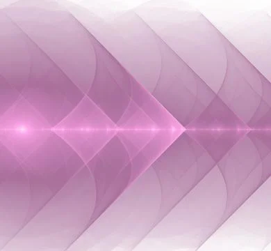 Abstract fractal pattern on white background Stockillustratie