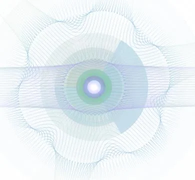 Abstract fractal pattern on white background 스톡 일러스트