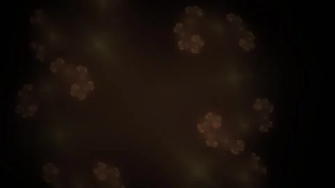 Abstract fractal patterns on black background. 스톡 동영상 334681160