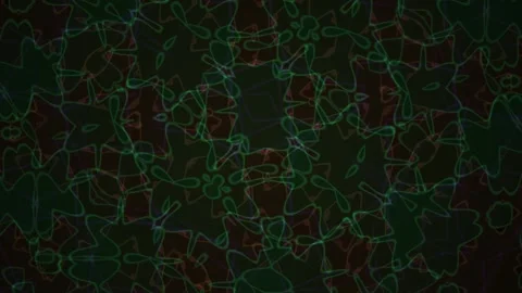 Abstract fractal patterns on dark background. Stock Footage 334671966