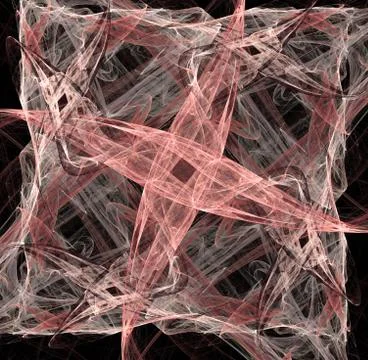 Abstract fractal polygonal element Stock Illustration