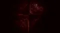 Abstract fractal red glowing dark space art 3D geometry animation HD Footage