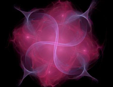 Abstract fractal round element Stock Illustration