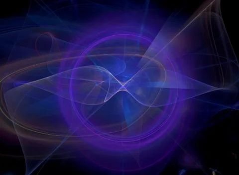 Abstract fractal round element Stock Illustration